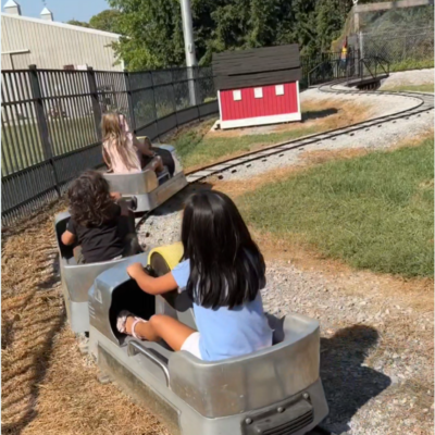 playground rental train ride